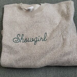 Taylor Swift Showgirl era sweatshirt, size Medium by Mojo Provo NEW